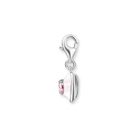 THOMAS SABO Charm Pendant Heart Pink Charm Pendant Thomas Sabo 