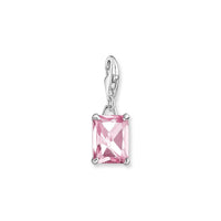 THOMAS SABO Charm Pendant Pink Octagon Stone Charm Pendant Thomas Sabo 