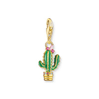 THOMAS SABO Charm Pendant Cactus Gold Charm Pendant Thomas Sabo 