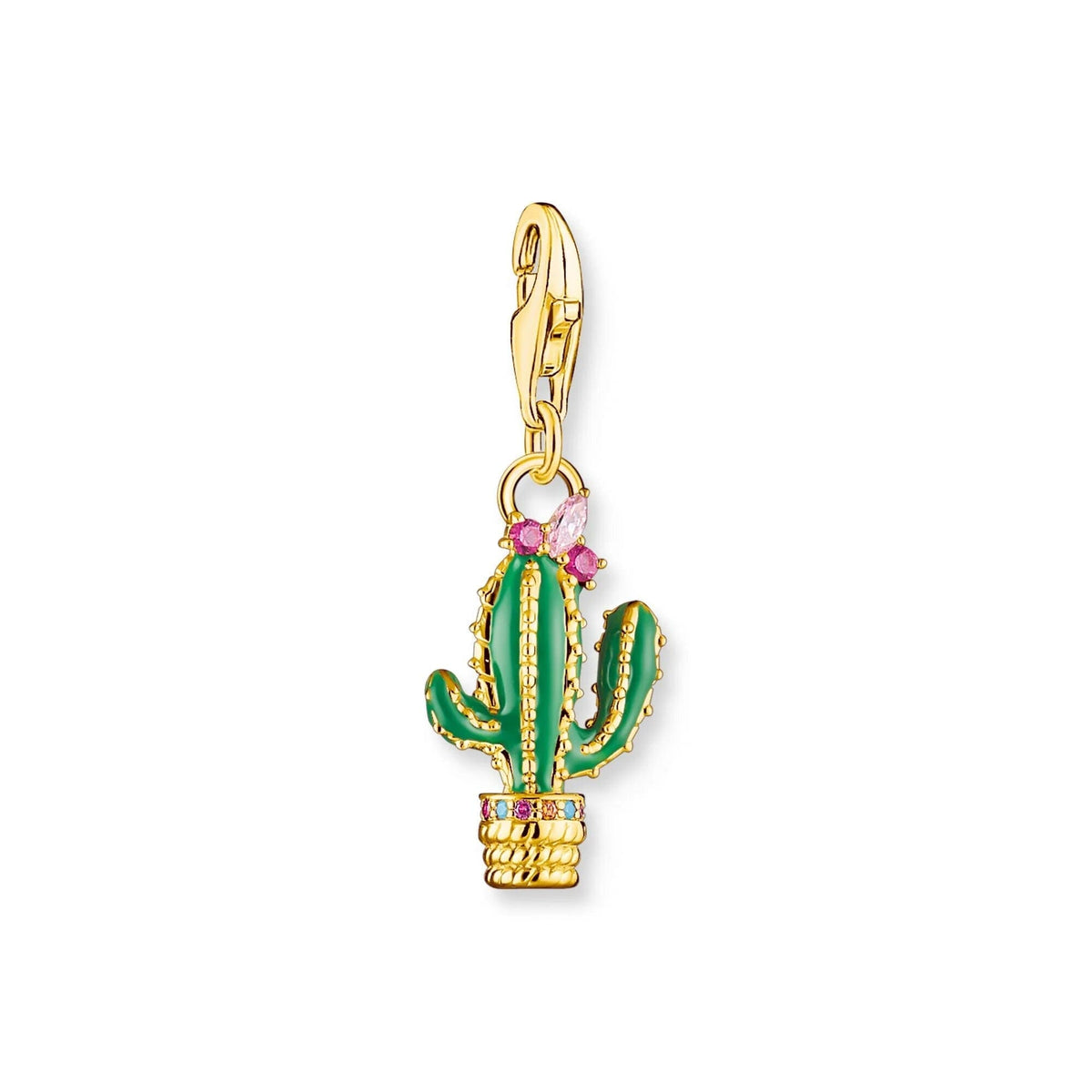 THOMAS SABO Charm Pendant Cactus Gold Charm Pendant Thomas Sabo 