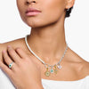 THOMAS SABO Charm Pendant Sun Gold Multicoloured Stones Charm Pendant Thomas Sabo 