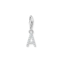 THOMAS SABO Charm Pendant Letter A Silver Charm Pendants THOMAS SABO Charmista 