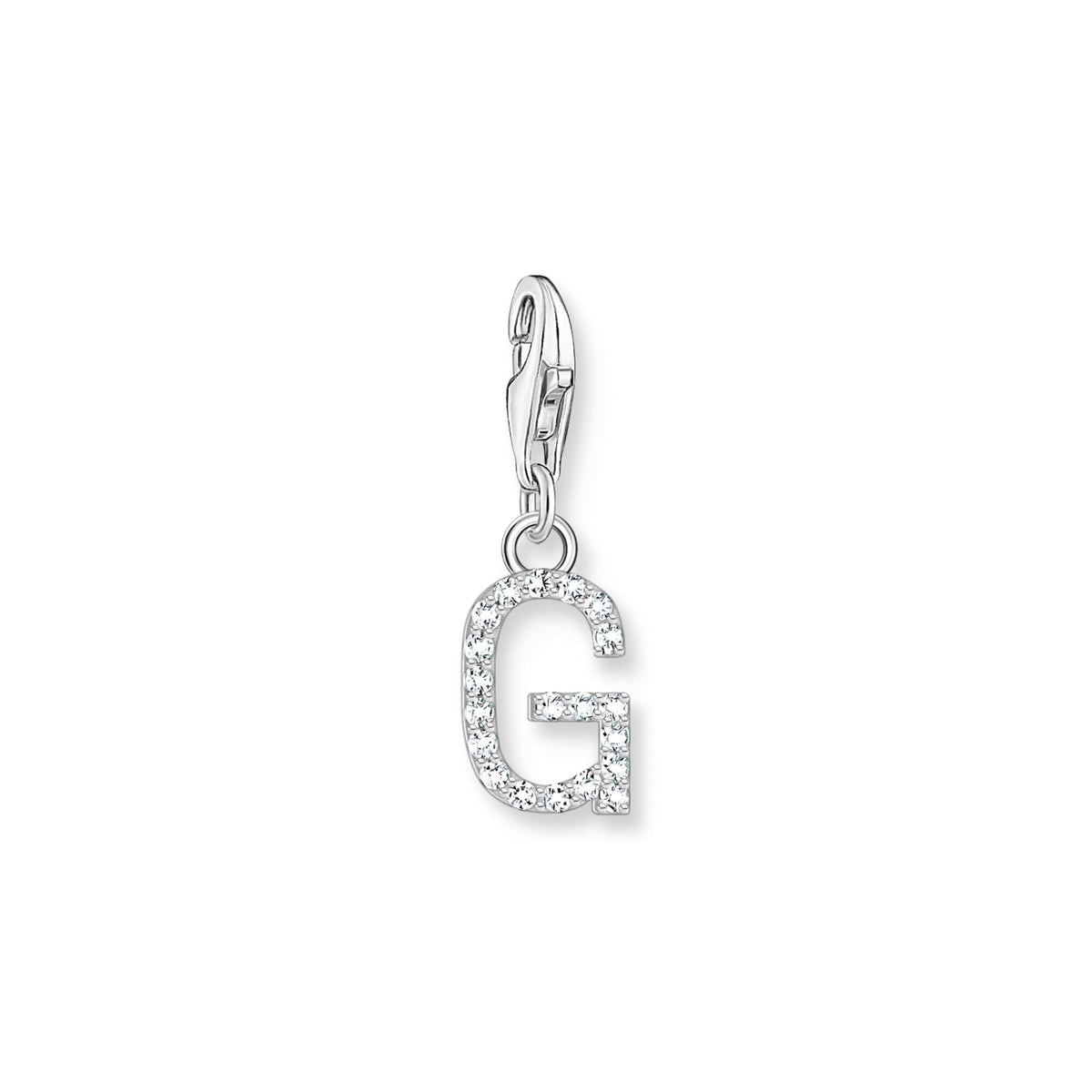THOMAS SABO Charm Pendant Letter G Silver Charm Pendants THOMAS SABO Charmista 