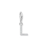 THOMAS SABO Charm Pendant Letter L Silver Charm Pendants THOMAS SABO Charmista 