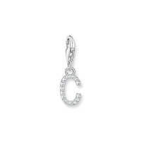 THOMAS SABO Charm Pendant Letter C Silver Charm Pendants THOMAS SABO Charmista 