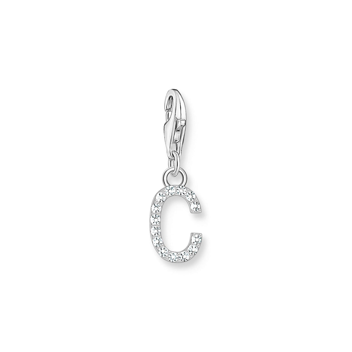 THOMAS SABO Charm Pendant Letter C Silver Charm Pendants THOMAS SABO Charmista 