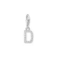 THOMAS SABO Charm Pendant Letter D Silver Charm Pendants THOMAS SABO Charmista 
