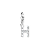 THOMAS SABO Charm Pendant Letter H Silver Charm Pendants THOMAS SABO Charmista 