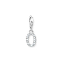 THOMAS SABO Charm Pendant Letter O Silver Charm Pendants THOMAS SABO Charmista 