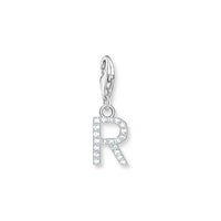 THOMAS SABO Charm Pendant Letter R Silver Charm Pendants THOMAS SABO Charmista 