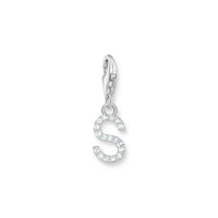 THOMAS SABO Charm Pendant Letter S Silver Charm Pendants THOMAS SABO Charmista 