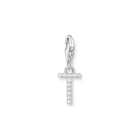 THOMAS SABO Charm Pendant Letter T Silver Charm Pendants THOMAS SABO Charmista 