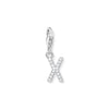 THOMAS SABO Charm Pendant Letter X Silver Charm Pendants THOMAS SABO Charmista 