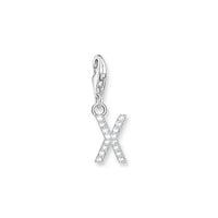 THOMAS SABO Charm Pendant Letter X Silver Charm Pendants THOMAS SABO Charmista 