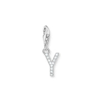 THOMAS SABO Charm Pendant Letter Y Silver Charm Pendants THOMAS SABO Charmista 