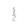THOMAS SABO Charm Pendant Letter Z Silver Charm Pendants THOMAS SABO Charmista 