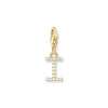 THOMAS SABO Charm Pendant Letter I Gold Plated Charm Pendants THOMAS SABO Charmista 