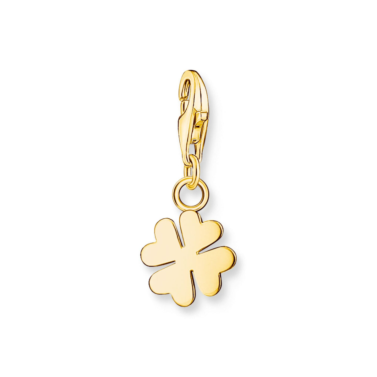 THOMAS SABO Charm Pendant Cloverleaf Gold Plated Charm Pendants THOMAS SABO Charmista 