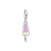 THOMAS SABO Charm Pendant Popsicle with White Stones Silver Charm Pendants THOMAS SABO Charmista 
