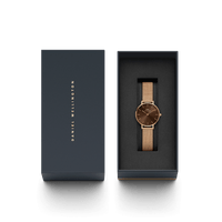 Daniel Wellington Petite Amber 28 Rose Gold & Brown Watch Watches Daniel Wellington 