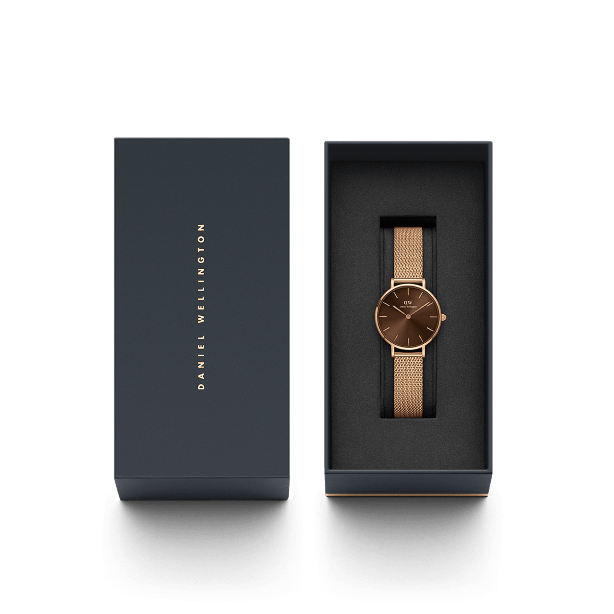 Daniel Wellington Petite Amber 28 Rose Gold & Brown Watch Watches Daniel Wellington 
