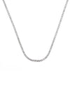 SYDNEY SOIRÉE 2MM TENNIS NECKLACE 42CM SILVER Bevilles Jewellers 