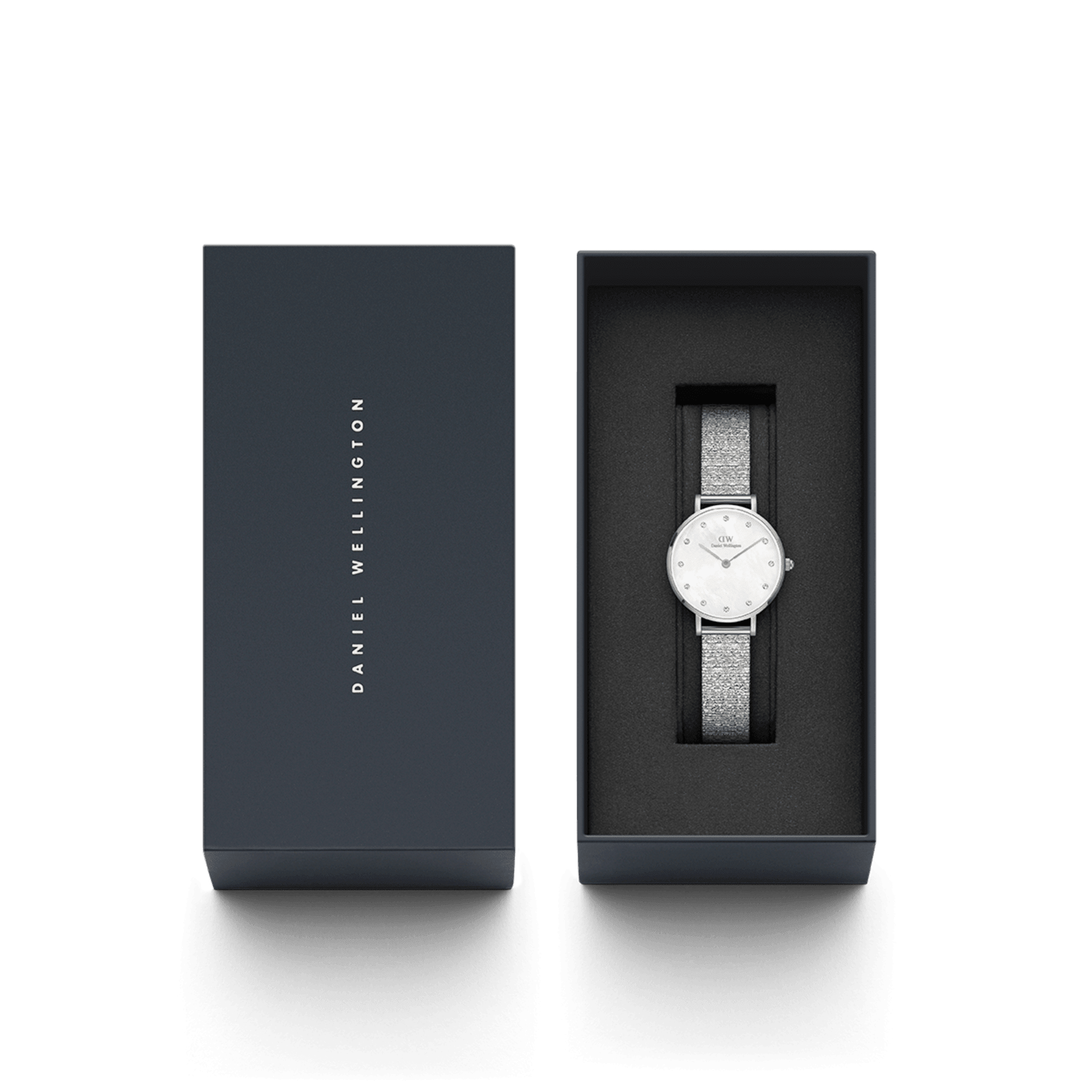 Daniel Wellington Petite 28 Lumine Silver Mother of Pearl White Watch Watches Daniel Wellington 