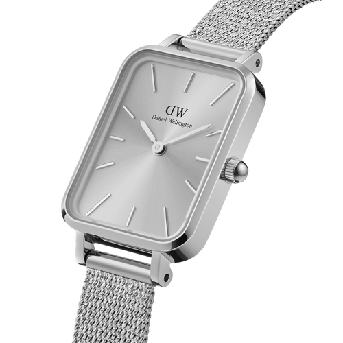Daniel Wellington Quadro 20X26 Unitone Silver Watch Watches Daniel Wellington 