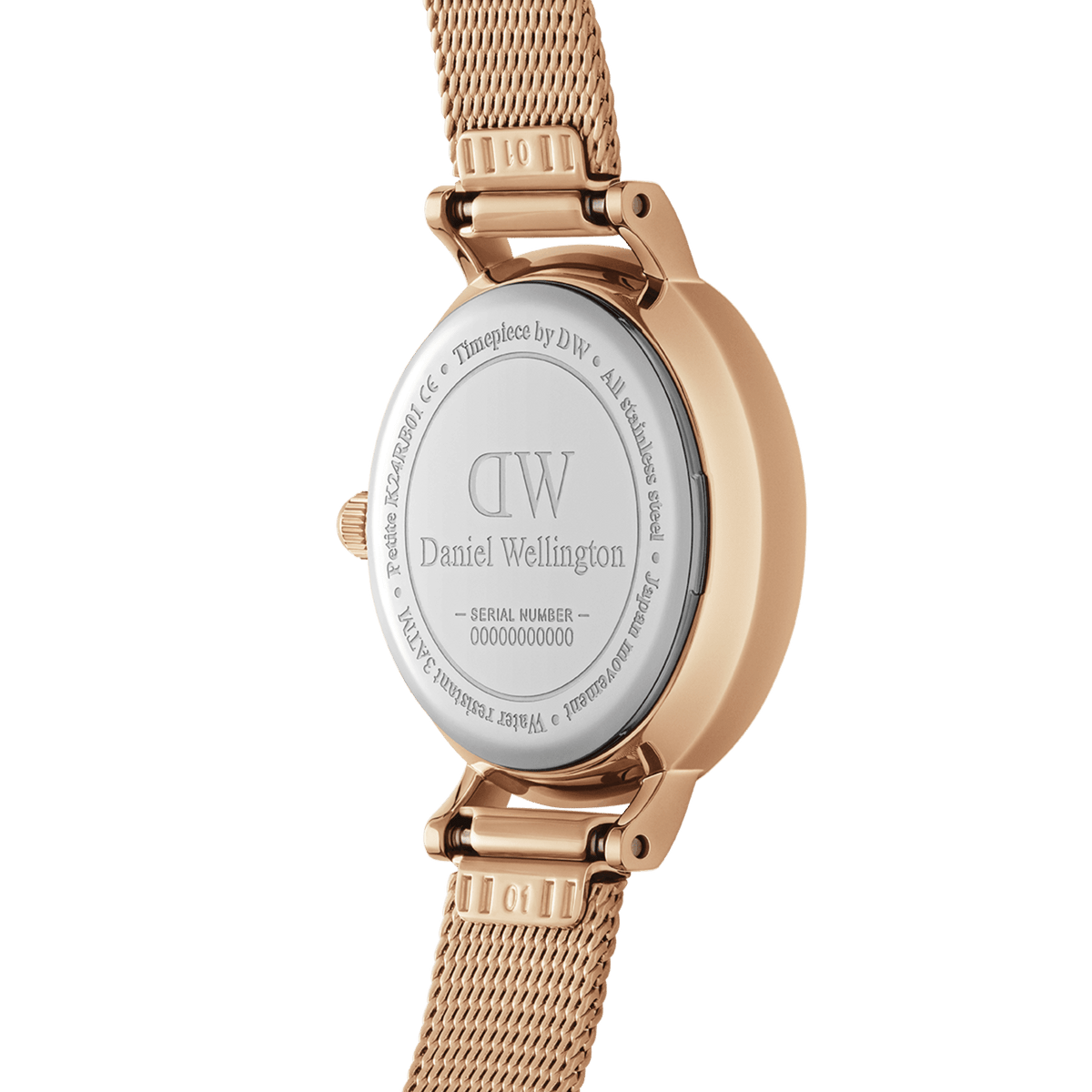 Daniel Wellington Petite 24 Pressed Melrose Rose Gold & Black Watch Watches Daniel Wellington 