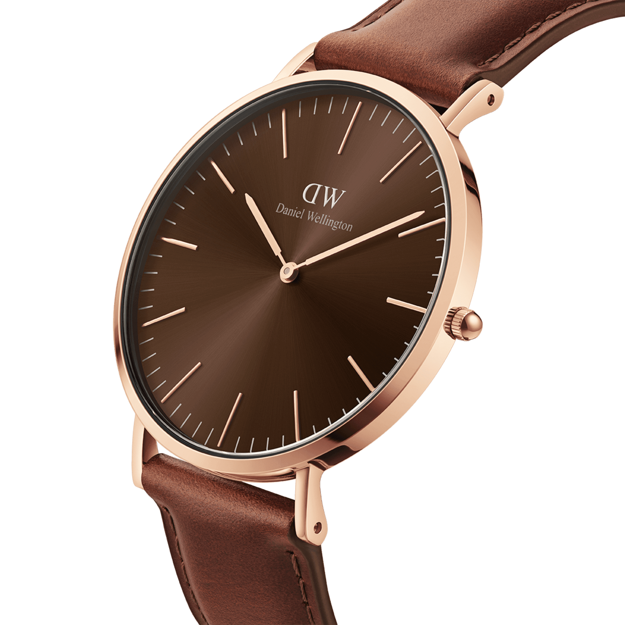 Daniel Wellington Classic 40 St Mawes Rose Gold & Amber Watch Watches Daniel Wellington 