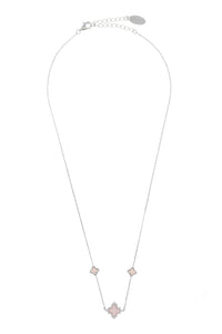 SYDNEY SOIRÉE FAIRWATER MOTHER OF PEARL DELUXE NECKLACE SILVER Bevilles Jewellers 