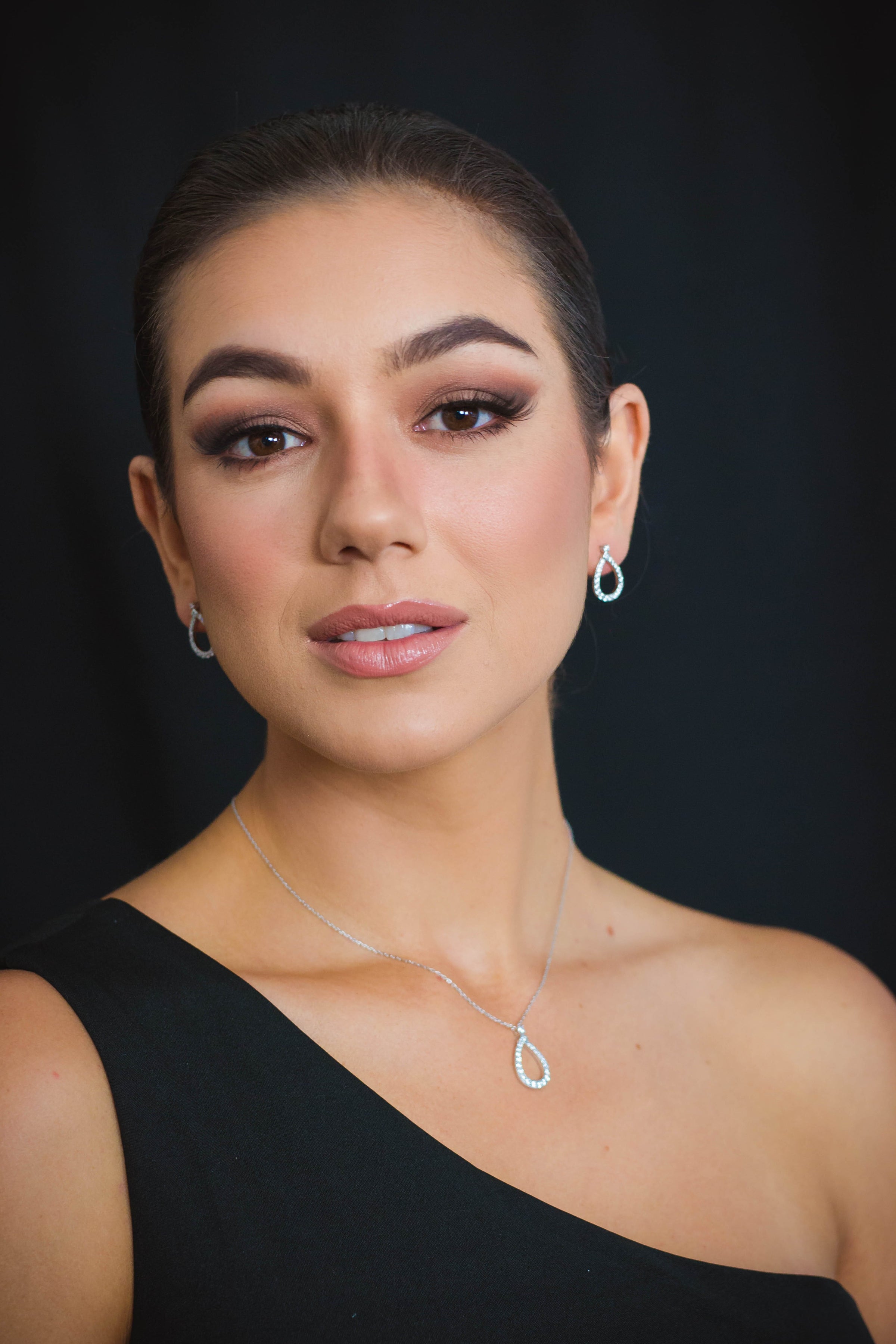 GODDESS FREYA EARRINGS SILVER Bevilles Jewellers 