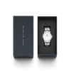Daniel Wellington Iconic Link 36 Silver & White Watch Watches Daniel Wellington 