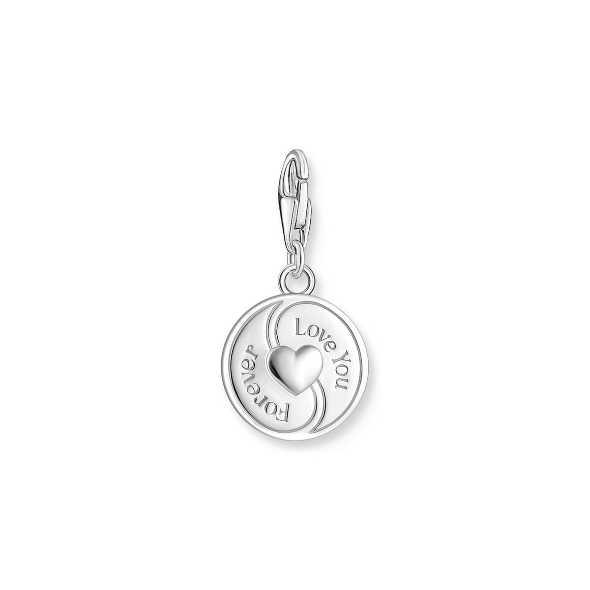 THOMAS SABO Charm Pendant Yin & Yang Silver Charm Pendants THOMAS SABO Charmista 