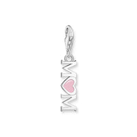 THOMAS SABO Charm Pendant Mom Heart Silver Charm Pendants THOMAS SABO Charmista 