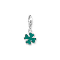 THOMAS SABO Charm Pendant Cloverleaf Silver Charm Pendants THOMAS SABO Charmista 
