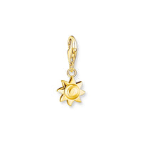 THOMAS SABO Charm Pendant Sun Gold Plated Charm Pendants THOMAS SABO Charmista 