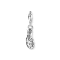 THOMAS SABO Charm Pendant Flip Flop with Colourful Stones Silver Charm Pendants THOMAS SABO Charmista 
