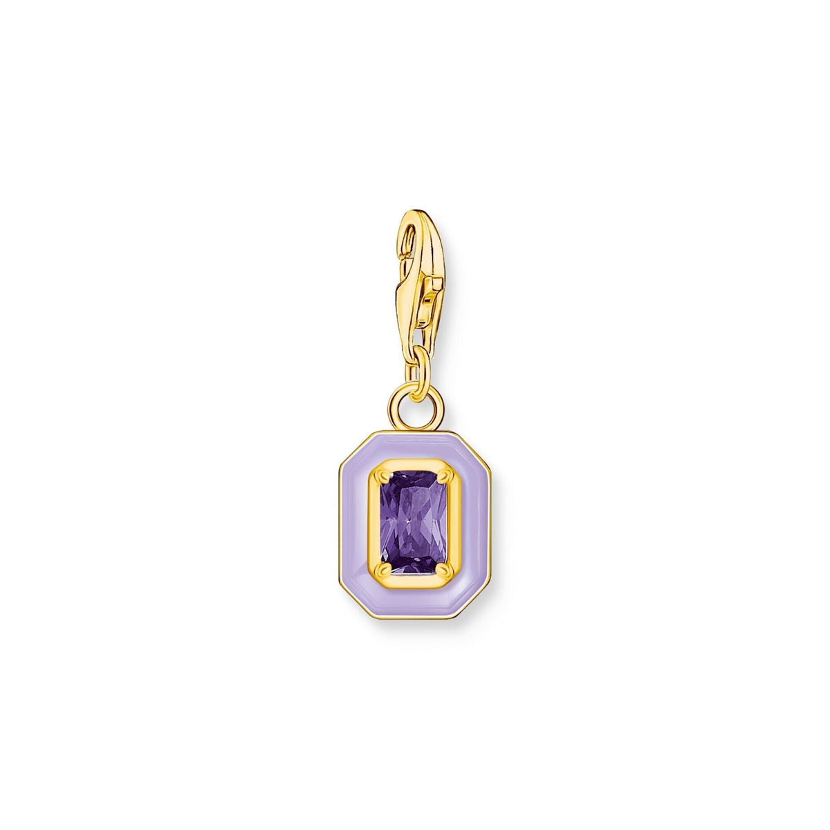 THOMAS SABO Violet Octagon Charm Pendant Charm Pendants THOMAS SABO Charmista 