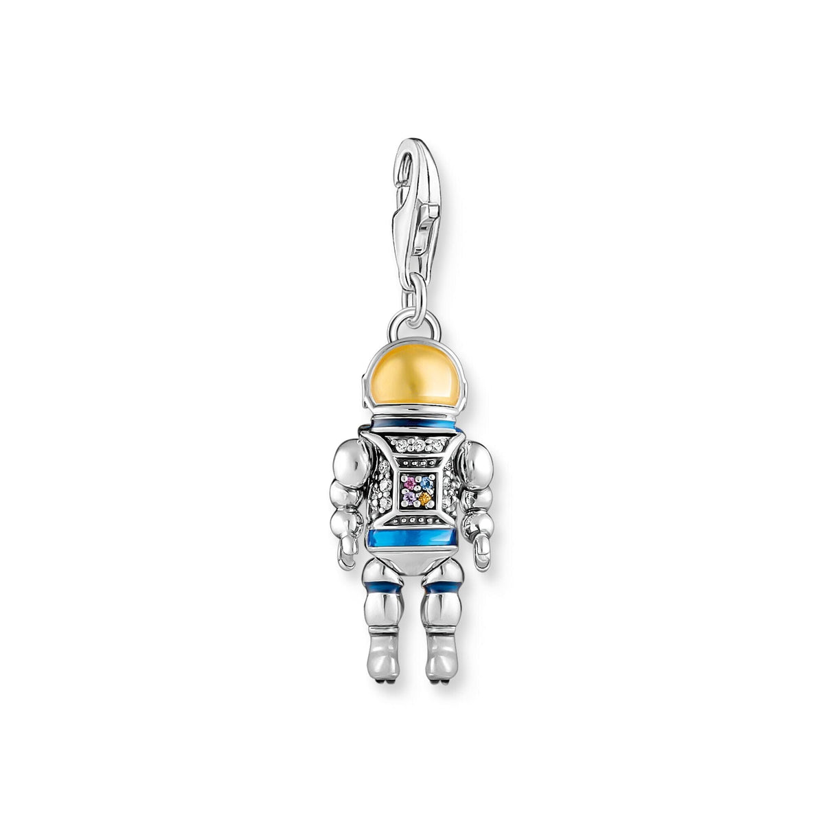 THOMAS SABO Charm Pendant Astronaut with Colourful Stones Charm Pendants THOMAS SABO Charmista 