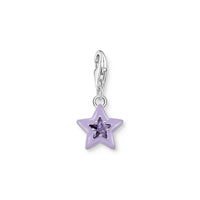 THOMAS SABO Charm Pendant Star with Amethyst-Coloured Stones Charm Pendants THOMAS SABO Charmista 