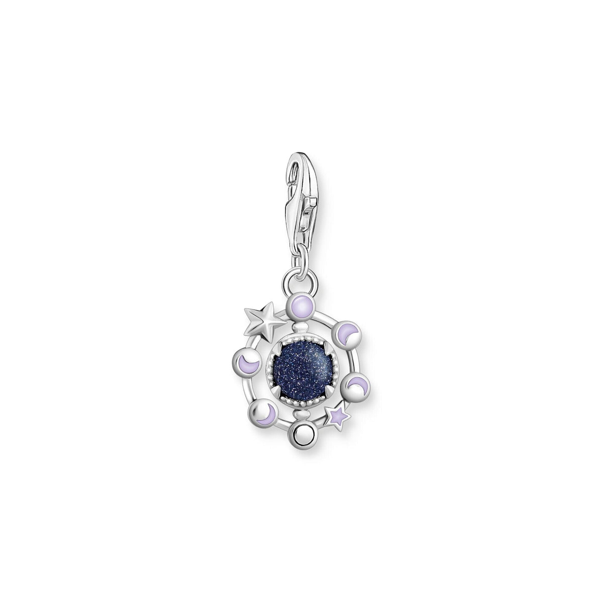 THOMAS SABO Moon Phase Charm Pendant with Imitation Sandstone Charm Pendants THOMAS SABO Charmista 