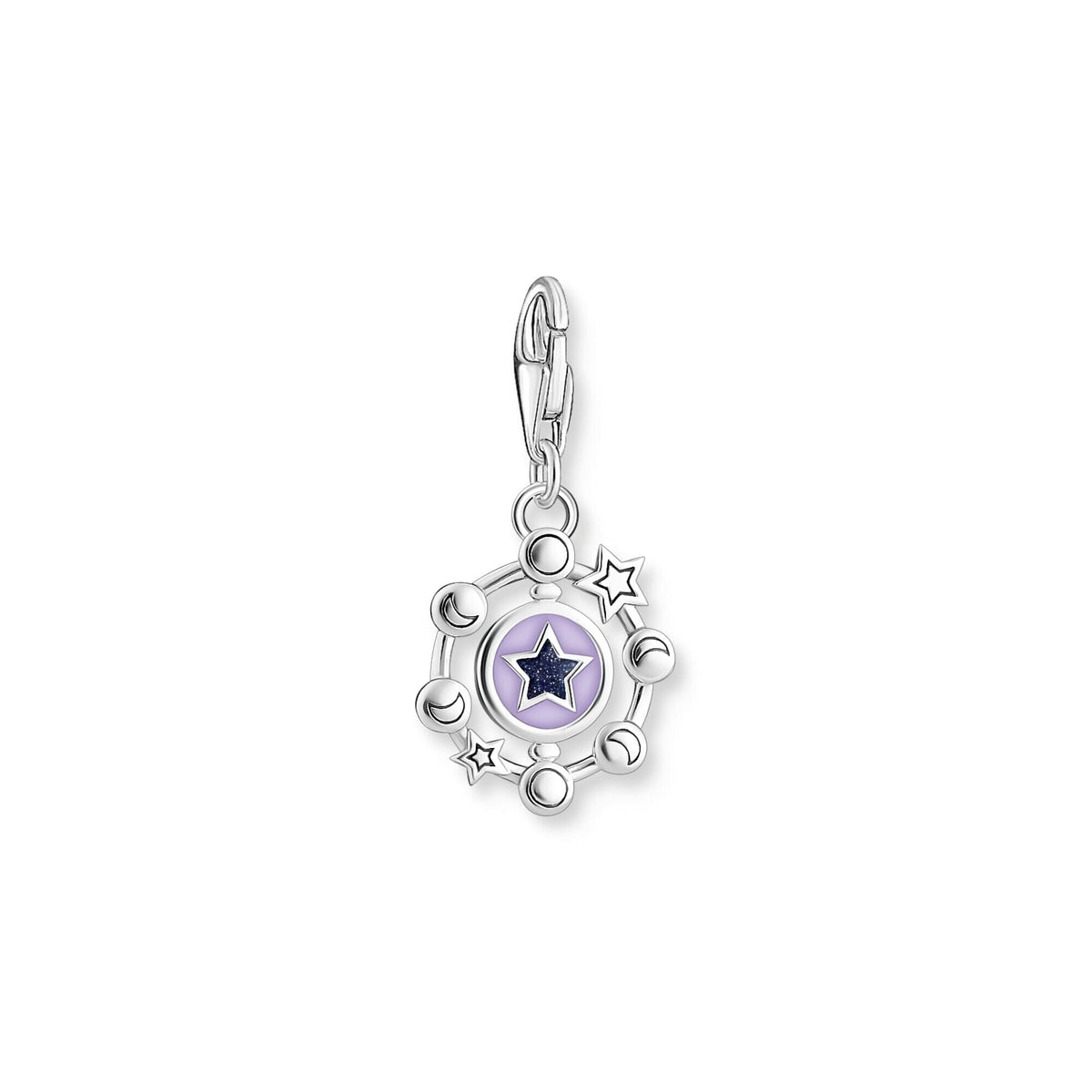 THOMAS SABO Moon Phase Charm Pendant with Imitation Sandstone Charm Pendants THOMAS SABO Charmista 