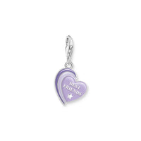 THOMAS SABO Charm Pendant Best Friends with Violet Cold Enamel Charm Pendants THOMAS SABO Charmista 