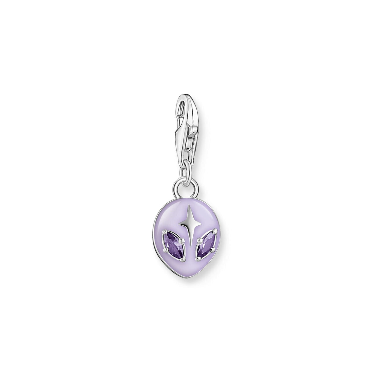 THOMAS SABO Purple Alien Charm Pendant Charm Pendants THOMAS SABO Charmista 