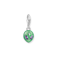 THOMAS SABO Dark Green Alien Charm Pendant Charm Pendants THOMAS SABO Charmista 