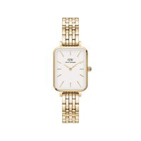 Daniel Wellington Quadro 20x26 5-Link Gold & White Watch Watches Daniel Wellington 