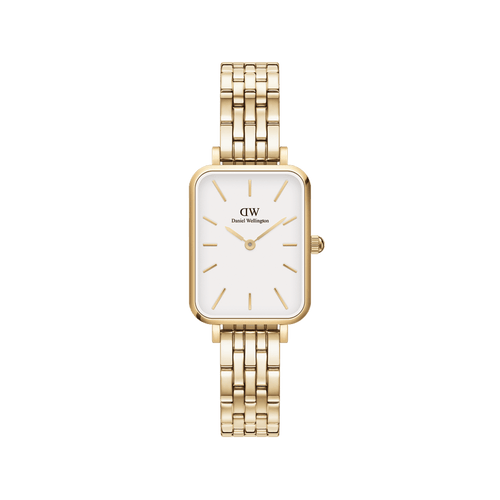Daniel Wellington Quadro 20x26 5-Link Gold & White Watch Watches Daniel Wellington 