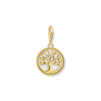 THOMAS SABO Yellow-Gold Plated Tree Of Love Charm Charm Pendants THOMAS SABO Charmista 