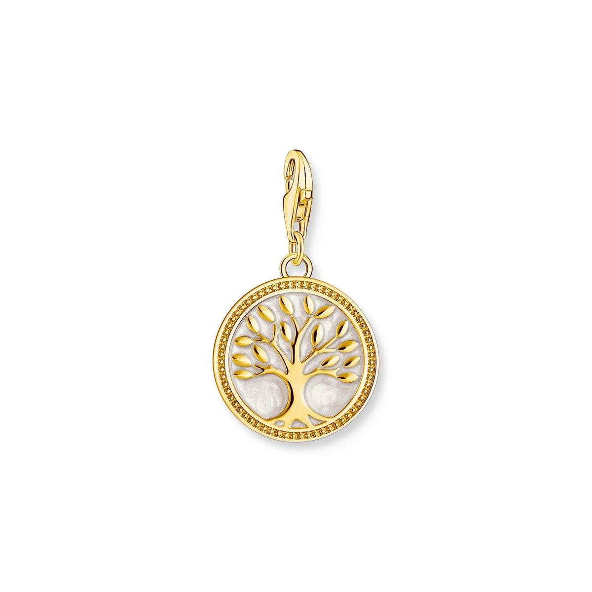 THOMAS SABO Yellow-Gold Plated Tree Of Love Charm Charm Pendants THOMAS SABO Charmista 